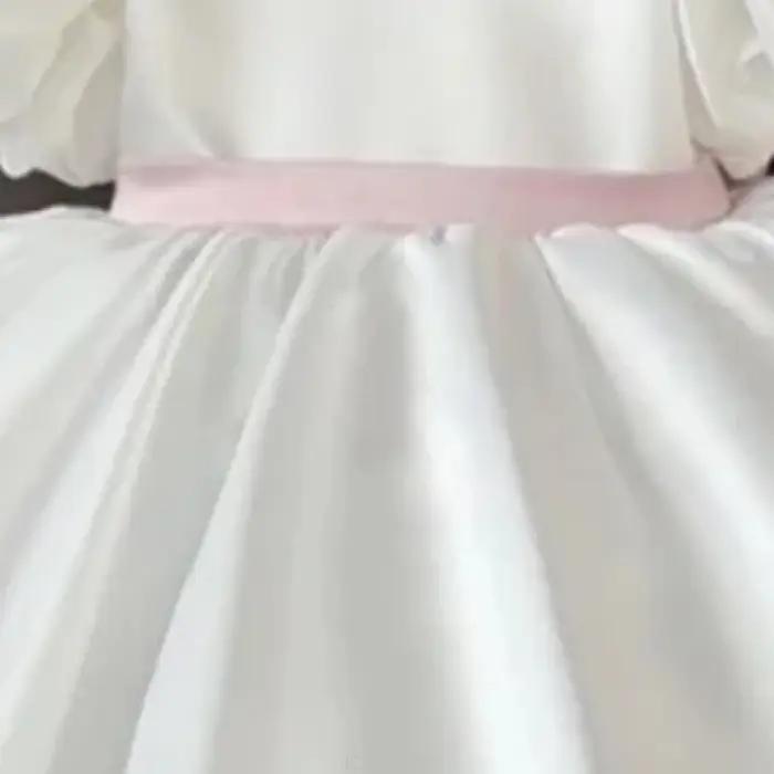 Robe de mariage pour filles, vêtements de princesse pour enfants, Costume de mariage à fleurs, tenue