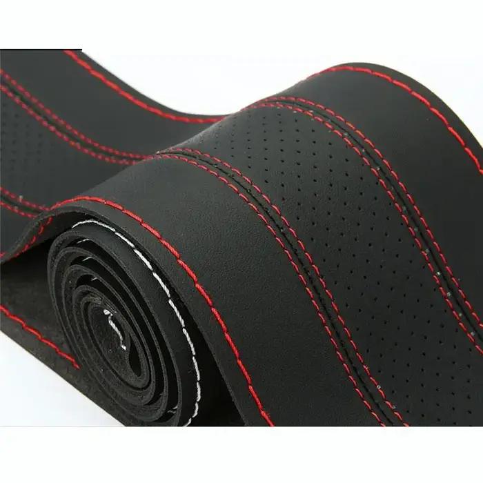 Housse de volant en cuir microfibre, couture à la main, pour sport, bricolage, aiguilles tressées, f