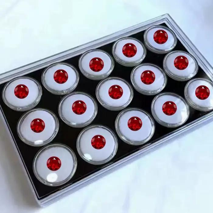 Rubis rouge naturel non chauffé, 10.50 Cts, 12.0mm, Sri-Lanka VVS, pierres précieuses amples pour la
