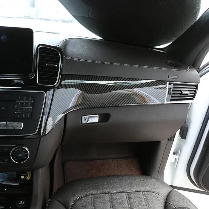 Pour Mercedes Benz GLE 350 GLS 400 classe 2016-2019 ABS plastique voiture intérieur Console centrale