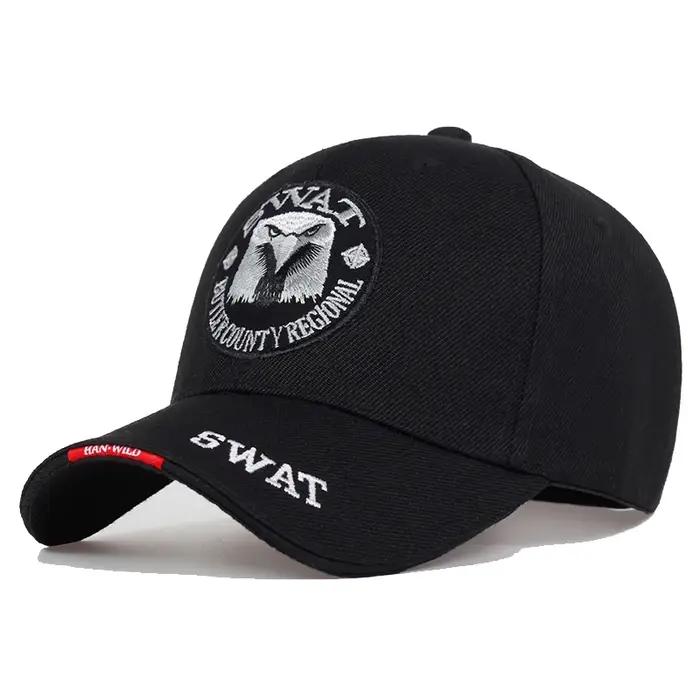 SWAT armée casquette mâle brodé aigle noir casquettes de Baseball hommes Gorras Para Hombre femmes S
