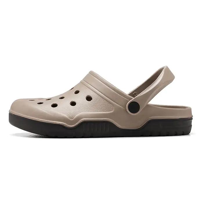 Plus grande taille 50 51 52 53 54 été sandales en caoutchouc hommes sabots chaussures de jardin Zuec