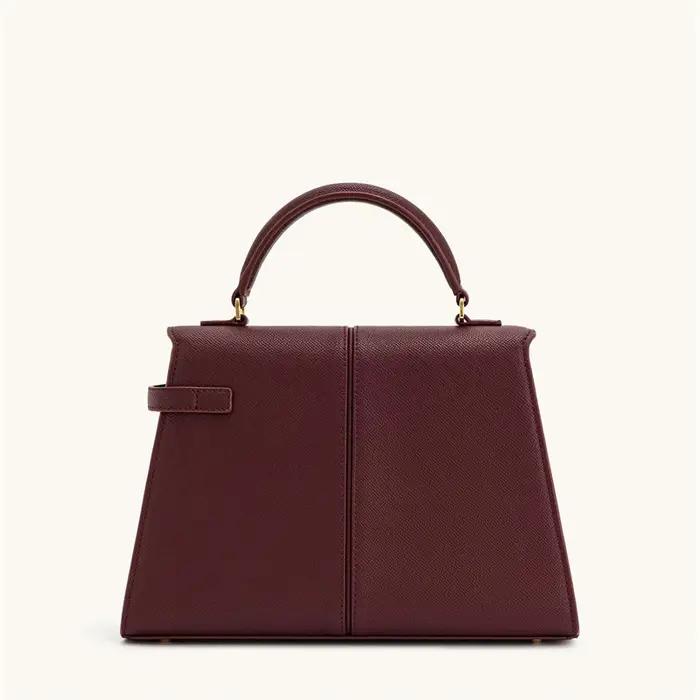 Sac trapézoïdal JW PEI, nouveau style, sac bandoulière en cuir véritable pour femme, design de niche
