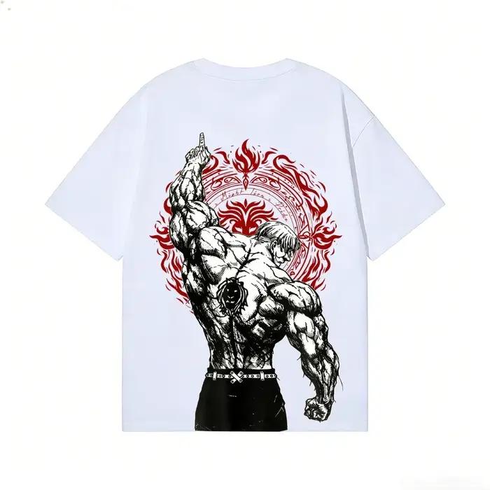 T-shirt Anime Lion's Sin of Pride Escanor – Vêtements Streetwear Homme et Femme de Haute Qualité – N