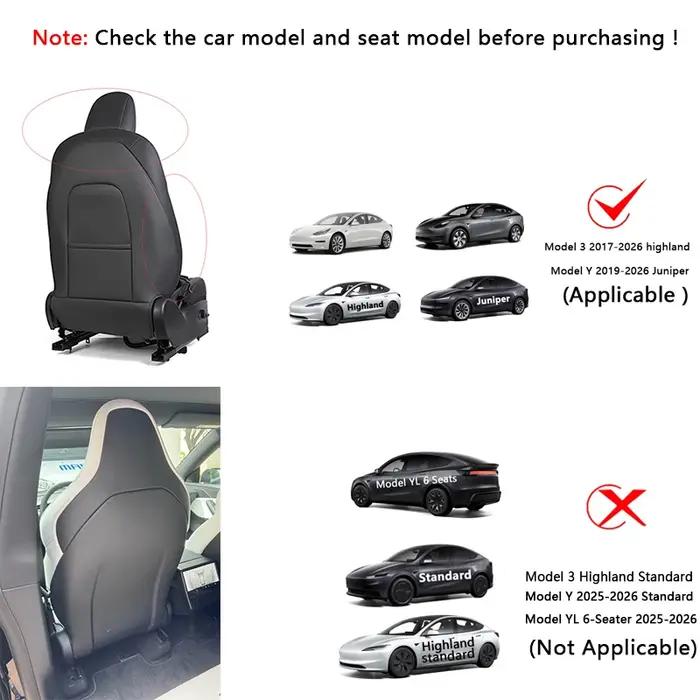 Tapis de protection arrière en cuir pour Tesla modèle 3 Y anti-rayures accessoire de luxe pour voiture protection sièges intérieur auto élégant conduite confortable