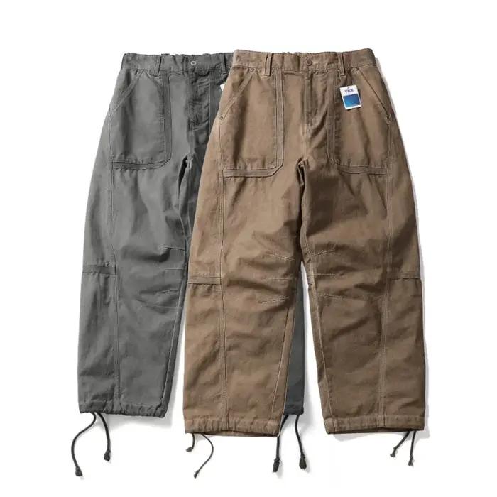 Pantalon baggy décontracté pour hommes, streetwear, mode, conception sale, jambe large, piste, panta