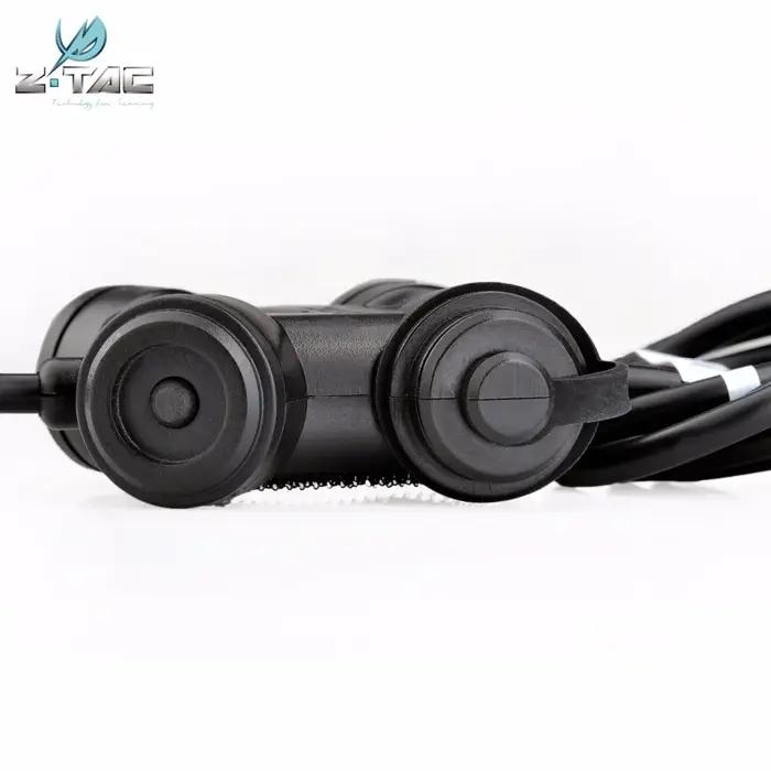 Z-TAC DulMédiateur set Ptt Double Bouton Canal Unique MendMotorola Walperforé talperforé Accessoires