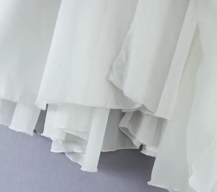 BO00-Robe courte à bretelles dos nu pour femmes, col rond, fermeture à glissière au dos, mini robes