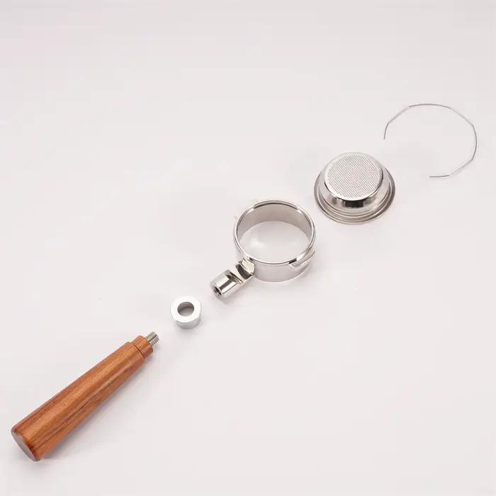 Portafiltre sans fond de 58mm Breville BES920/980/990 en acier inoxydable avec panier de 2 tasses po