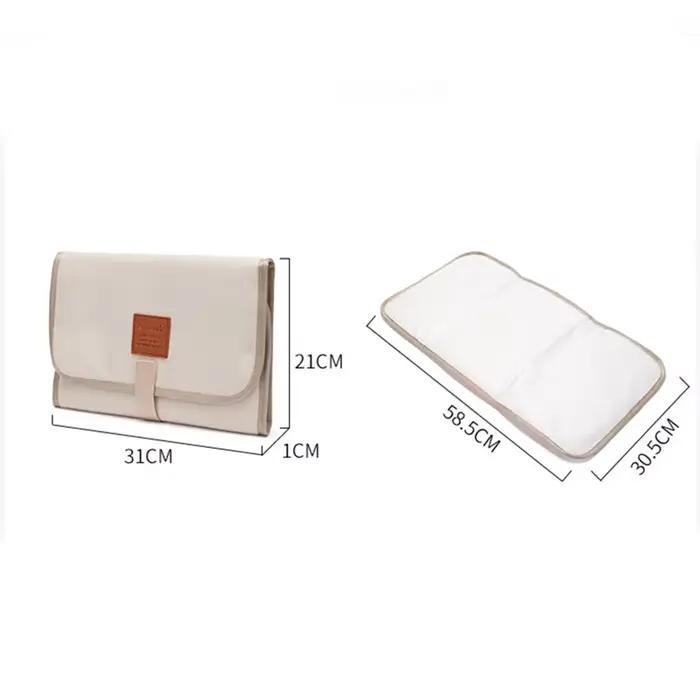 Tapis à langer Portable pliable et lavable pour bébé, Compact, pour voyage, imperméable, pour change