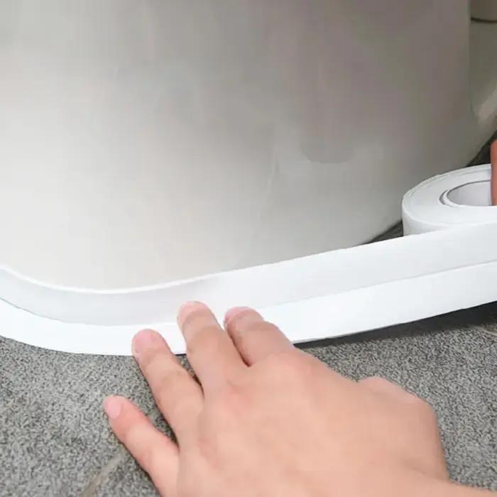 Ruban d'étanchéité pour douche et baignoire, adapté aux salles de bain et aux cuisines, pour sceller