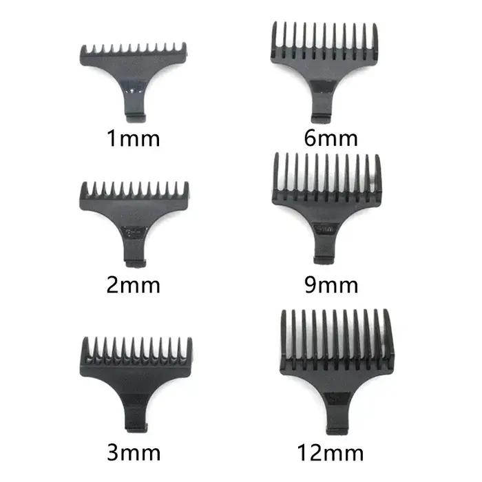 Pour Kemei KM-5027 1949 5098 9163 5021 Etc. Tondeuse à cheveux limite peigne universel noir gardes c