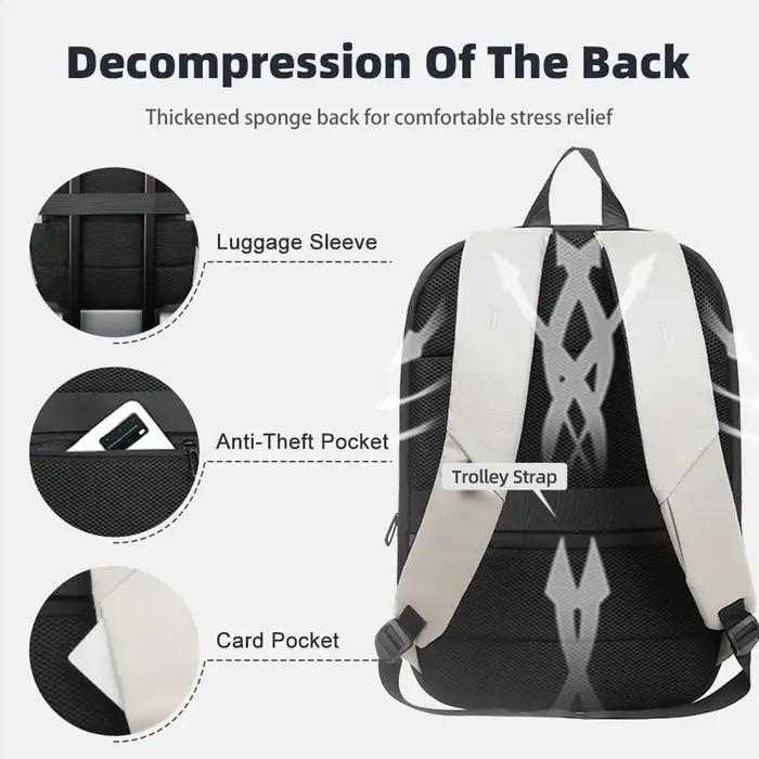 Heroic Knight sac à dos de voyage pour hommes étanche 17.3 "bagage à main sac à dos pour ordinateur