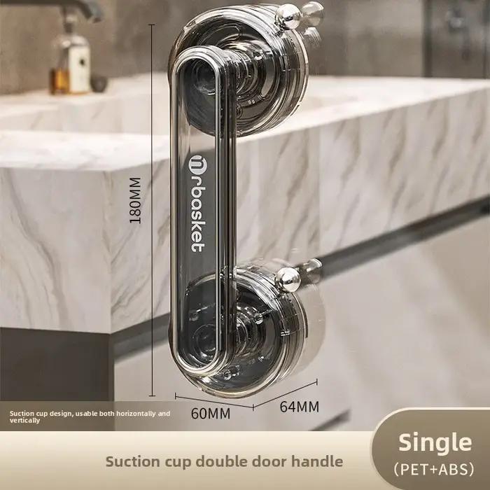 Poignée de porte, de fenêtre, de placard, de réfrigérateur, sans perçage, pour salle de bain, porte