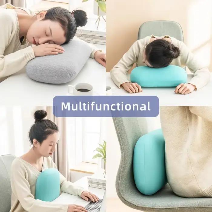 Oreiller cervical multifonction en mousse à mémoire de forme, oreiller de voyage doux à rebond lent