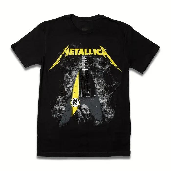 T-shirt imprimé Metallica 2026 pour homme et femme, 100 % coton, style Y2K, graphique hip-hop, style