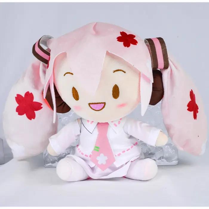 Dessin animé 20 cm Hatsune Miku peluche poupée jouet Anime sakura Miku neige Miku personnage Kawaii