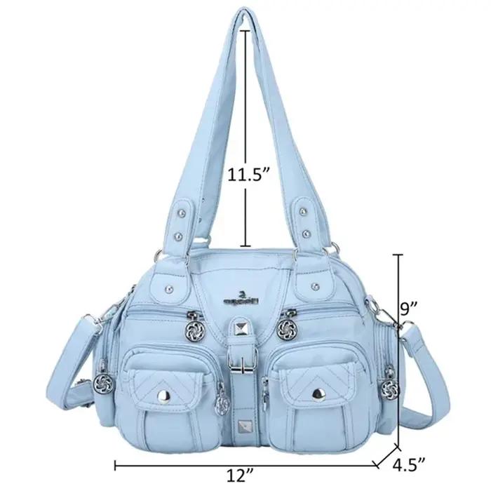 Sacs à main vintage pour femmes, sacs à bandoulière en PU tendance, sacs à main à poignée supérieure