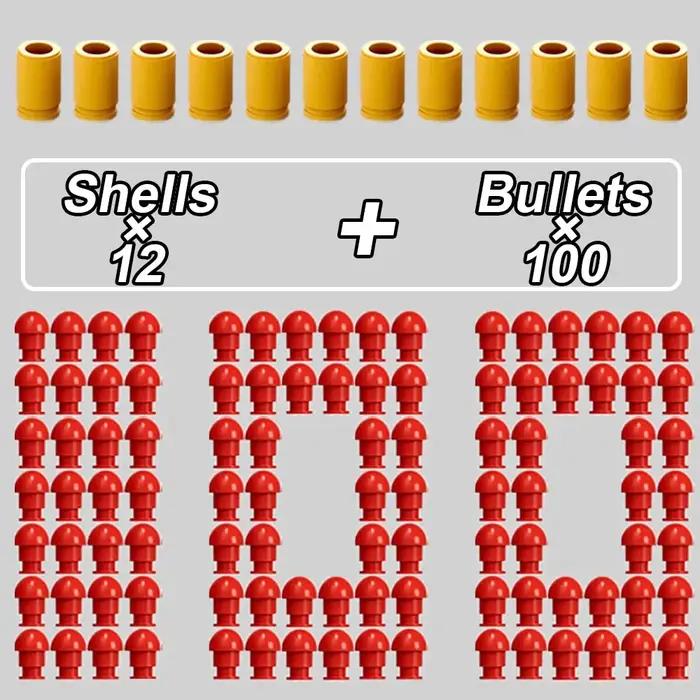 Balles de pistolet jouet à éjection de coquille pour M1911 SIG17 USP, accessoires réutilisables, jeu