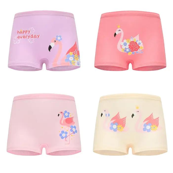 1/4/8/12 pièces enfants filles culottes ensembles coton joli mignon dessin animé licorne imprimer en