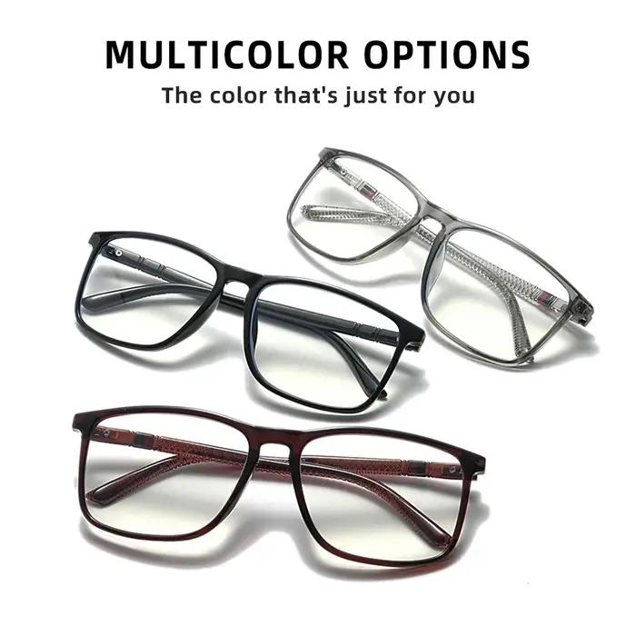 Lunettes de lecture classiques pour hommes/femmes, Anti lumière bleue, presbytie, lecteur + 1.0 + 1.