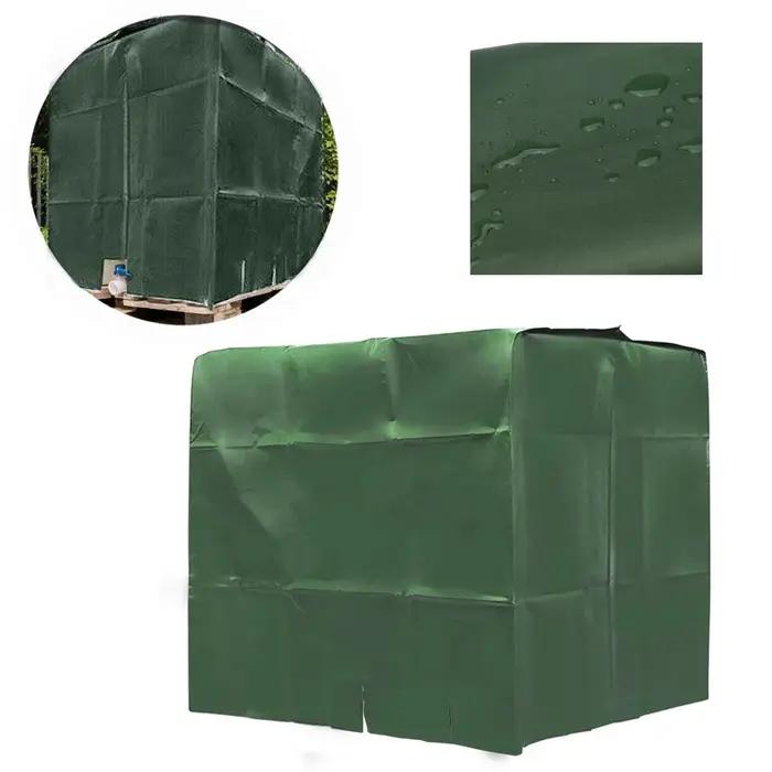 Couvercle fourre-tout vert IBC, conteneur de 1000 litres, feuille d'aluminium, étanche à la poussièr