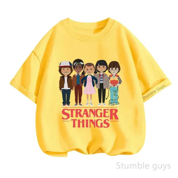 T-shirt en coton doux pour enfants, vêtements d'été pour garçons et filles, t-shirt à manches courte