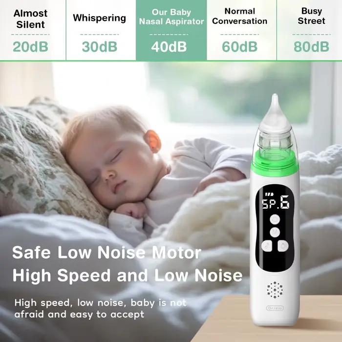 Aspirateur nasal électrique MAMIJOY pour bébé - 6 modes aspiration musique apaisante U94