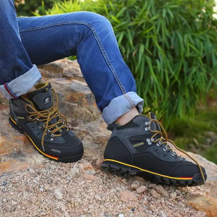 Randonnée Chaussures Hommes En Plein Air Montagne Escalade Sneaker Mens Top Qualité Mode Casual Bott