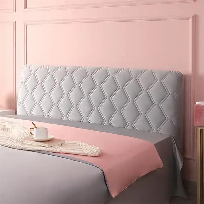 Couverture de tête de lit matelassée épaisse pour chambre de fille élégante et douillette pour protection et décoration de lit occase spéciale