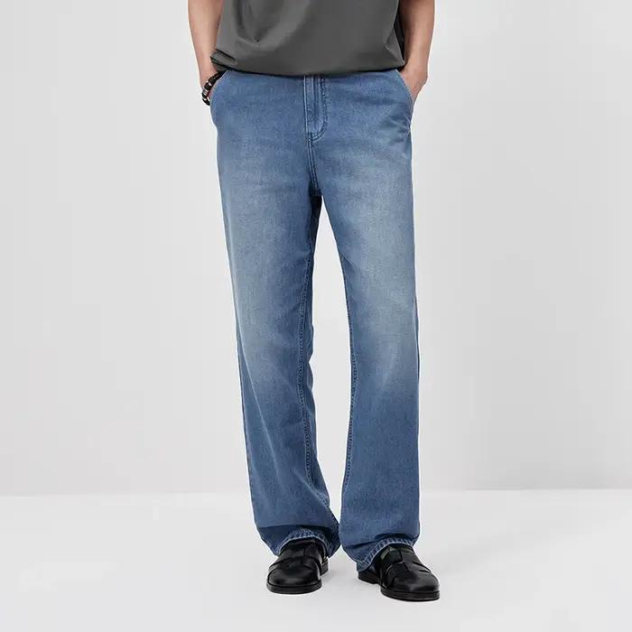 Jean Homme Semir 2026 – Coupe Droite Délavée, Style Urbain Décontracté, Confort Quotidien, Tendance