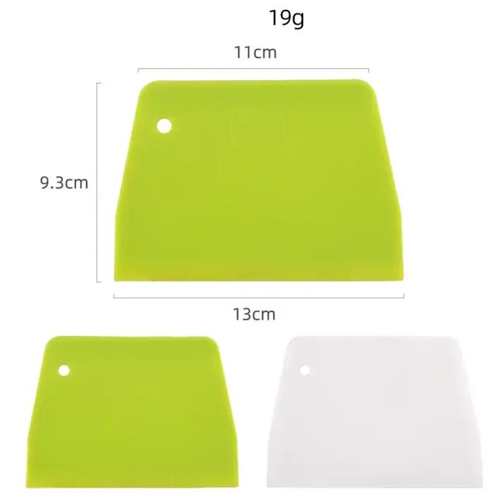 Outil de cuisson, grattoir en plastique, bricolage, spatule à crème pour pâtisserie, couteau de coup