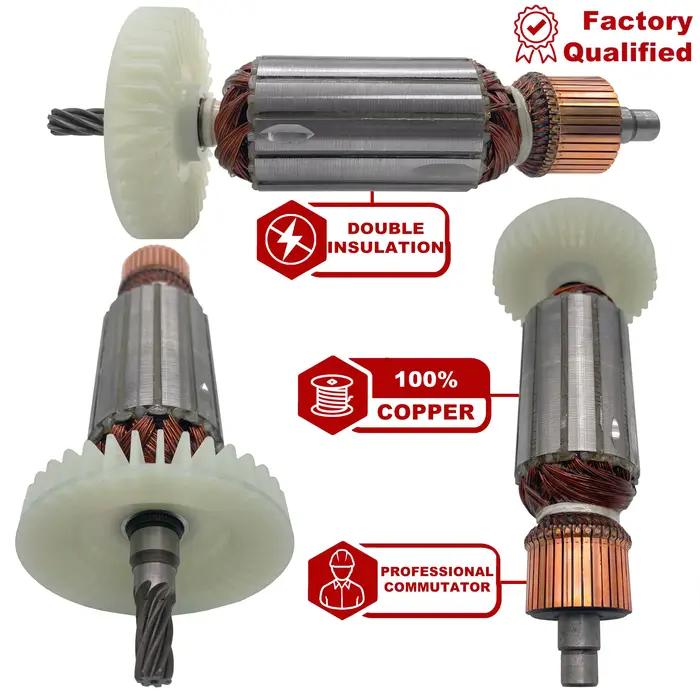 AC 220V 240V DK32 Induit Rotor pour WEKA Machine de forage Pièces de rechange Foreuse à cœur DK 32