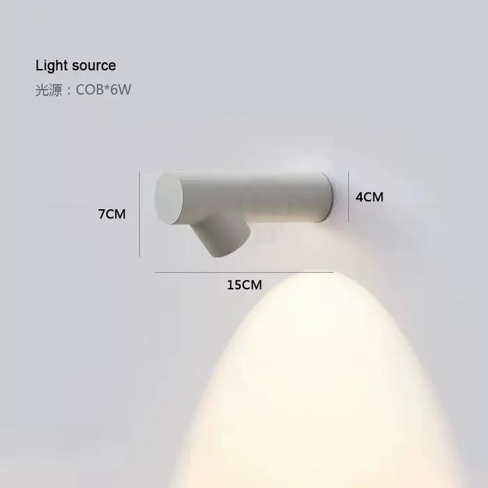 6W COB étanche AC85-265V monté en Surface mur LED lumière moderne nordique Luminaire intérieur appli