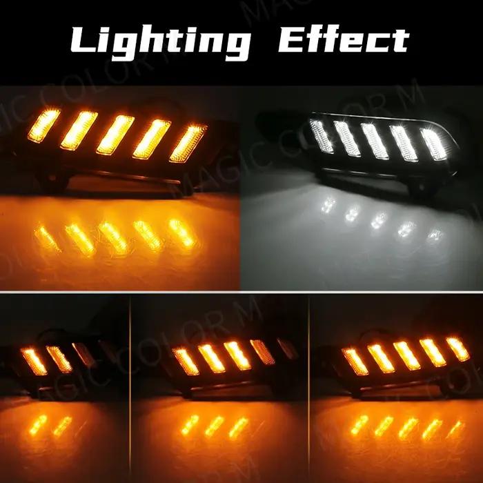 Pour Toyota Tacoma 2016 2017 2018 2019 2020 2021 2022 2023 LED feux diurnes blanc DRL feux diurnes j