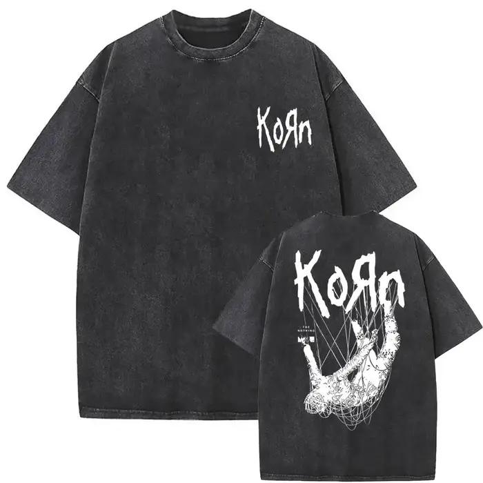 Nouveauté hommes vêtements T-Shirt Homme T-Shirt hommes T-Shirt pour hommes lavé Vintage groupe de R