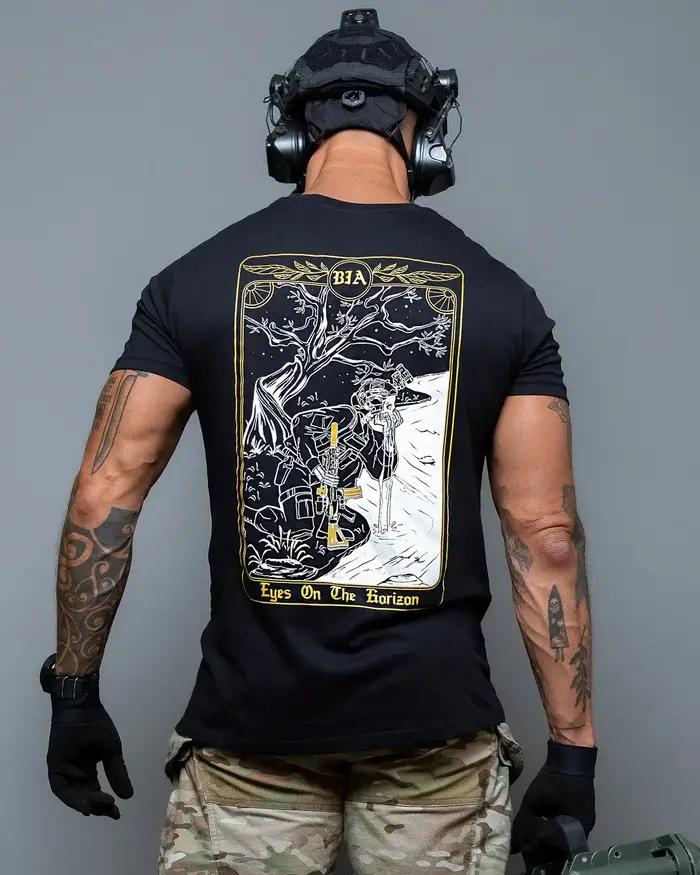 Eyes on The Horizon _ T-shirt - Convient pour les vêtements de sport en pur coton