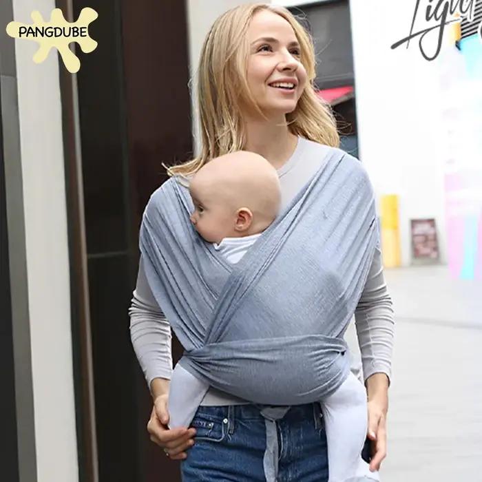 PANGDUBE Porte-bébé en tissu Kangaroos pour transporter des bébés, écharpe ergonomique pour bébé, foulard d'allaitement, écharpe extérieure pour bébé