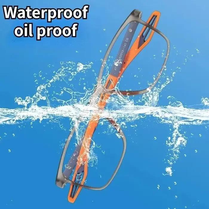 Lunettes de lecture tendance TR90 pour hommes, monture à ressort, lunettes de presbytie sportives, a