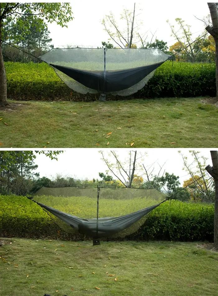 Moustiquaire de voyage légère, portable, équipement de camping en plein air, hamac