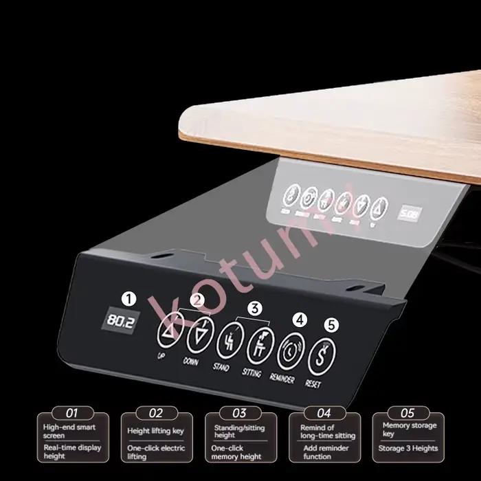 Table artificiel évatrice Électrique avec Cadre Réglable, Verticale, Ergonomique, Contrôle de la Mém