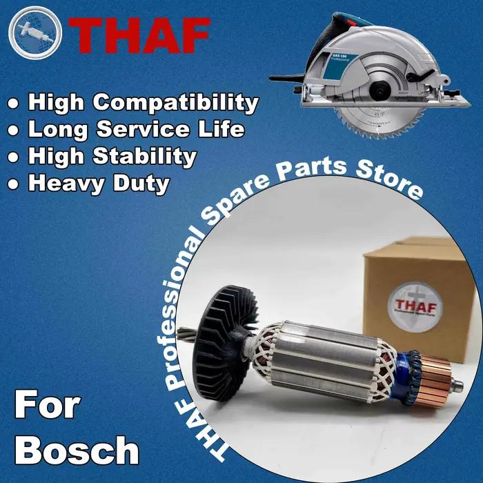 AC 220V 240V GKS190 GKS165 Induit Rotor pour BOSCH Scie Circulaire A Main Pièces de rechange