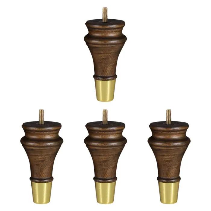 4 pièces pieds de meubles en bois pieds de canapé pieds de Support Design rétro classique moderne re