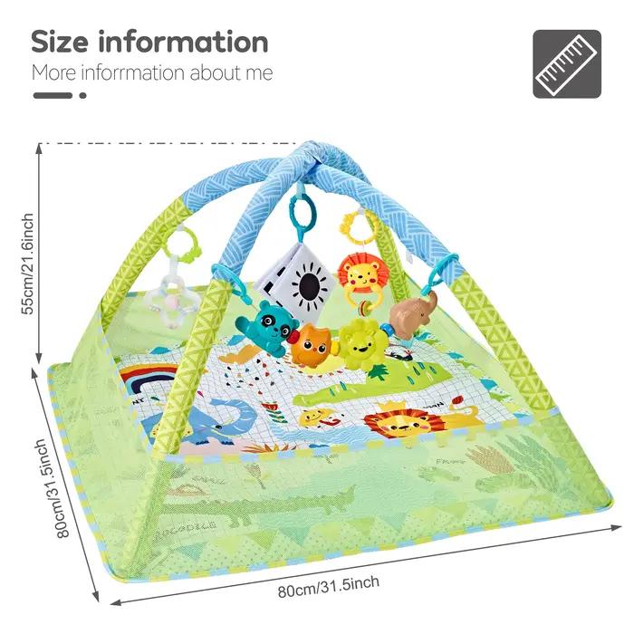 Cadre de Fitness multifonctionnel pour bébé, tapis de jeu pour bébé, couverture de jeu rampant, supp