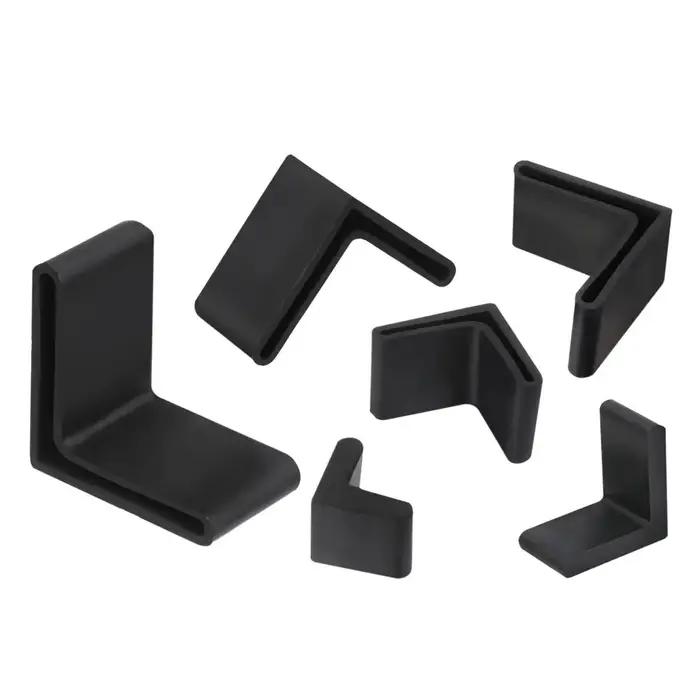 Barre d'angle fendue Type L, lit en fer utilisé pour Triangle, couvre-pied en fer, Base en caoutchou