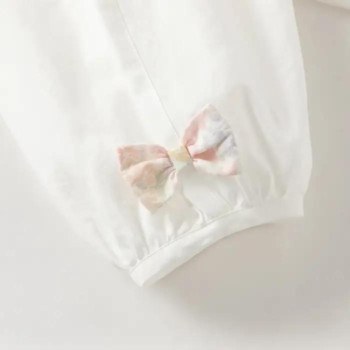 Ensemble haut et pantalon pour filles Dave Bella, costume d'été pour enfants, imprimé floral, élasti
