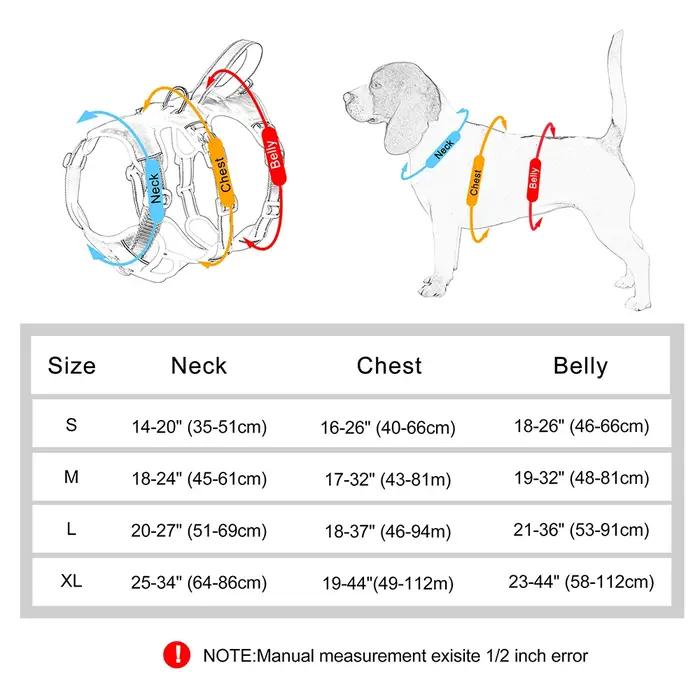 Harnais réfléchissant pour chien, gilet en maille et Nylon pour animaux de compagnie, harnais réglab