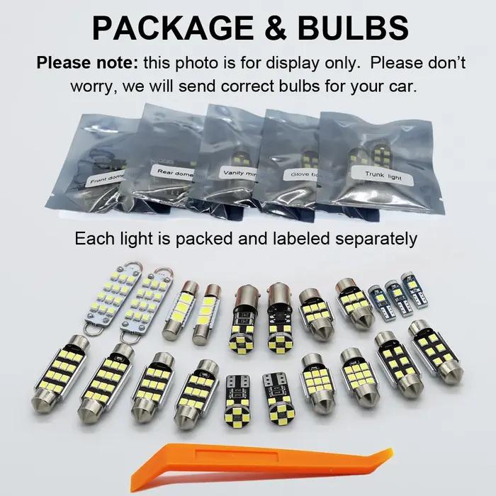 ZITWO – Kit de lumière dôme intérieure LED Canbus, 9 pièces, pour Nissan NV200 2010 2011 2012 2017 2