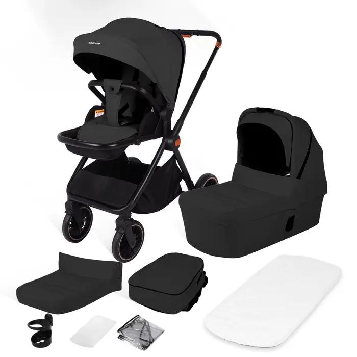 Poussette pliable BabyVoyage siège bébé landau multifonctionnelle pour naissances et premiers âges enfants promenades voyages en famille