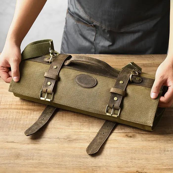 HEZHEN – sac à couteaux de Chef, accessoires de cuisine, ustensiles de cuisine, organisateur de cout